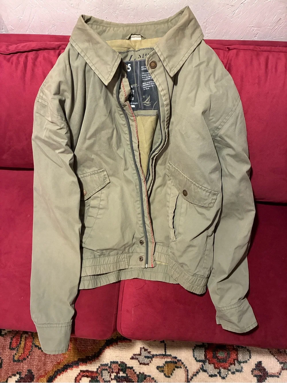 Sperry Olive Green Military Field Jacket